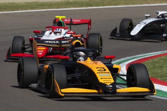 PREMA scores two points finishes in tough Imola race